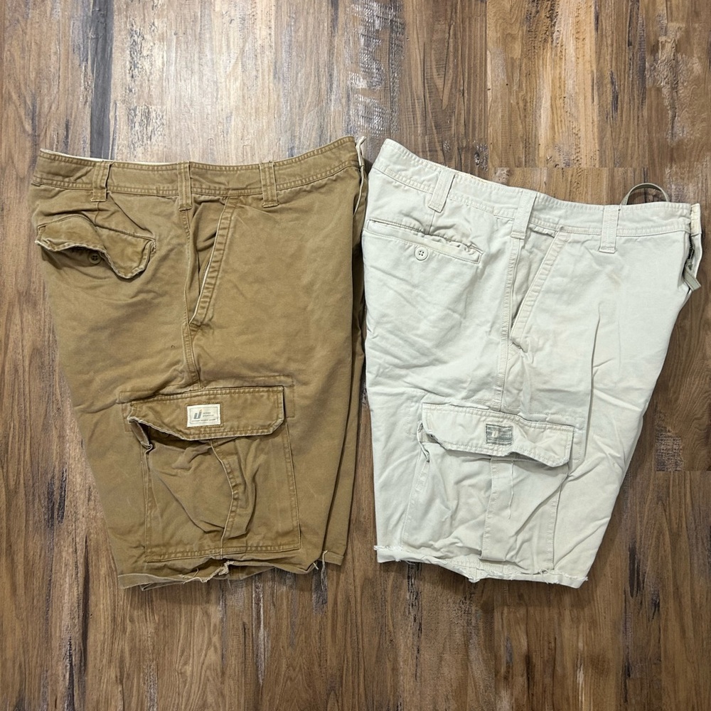 urban pipeline Men's Cargo Shorts in Brown and Cream